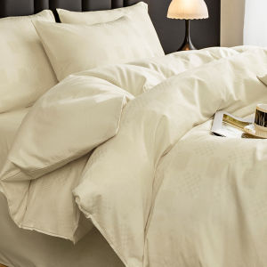Kiss Dear | Long-staple Cotton Premium Jacquard Bedding 4-Piece Set