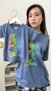 Carotyles Baju Atasan Kaos Couple Keluarga Family Wanita Anak Perempuan Laki Laki Pasangan Oversize Jumbo Lengan Pendek Panjang Korean Style Terbaru MK RAINBOW