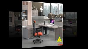 Bàn giám đốc gỗ MDF đơn giản  phong cách hiện đại BGD405 - NỘI THẤT LẮP RÁP VIENDONGADV