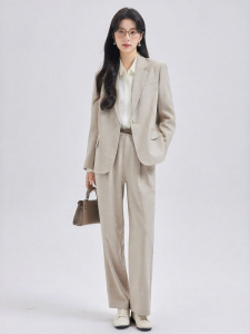 Casual Business Womens Small-sized Light Colored Suit Jacket
