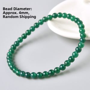 LINGFEI | Natural Ice Jade Green Agate Bracelet