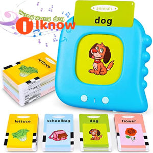 I know Talking Flash CardsKids Toddler Flash Cards with 224 Sight WordsMontessori ToysAutism Sensory ToysSpeech Therapy ToysLearning Educational Toys Gifts for Age 1 2 3 4 5 Years Old Boys and Girls
