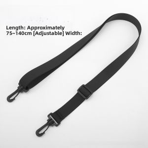 Adjustable Wide Nylon Shoulder Strap Mens Bag Accessories Single Shoulder Sling Bag Strap Crossbody Computer Bag Strap