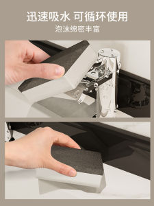 Luxury Wall-Mounted Soap Dish Draining Sponge Double Layer Bathroom Storage Shelf No-Drilling Required European Style Pure Color