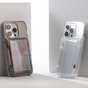 ใหม่❗️เคสใส LiveSmart (เคสใส่บัตร + ที่ตั้งมือถือ) สำหรับ iPhone เคสกันกระแทก สําหรับ ไอโฟน 16 15 14 13 12 11