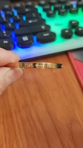 ＜1122＞  Gelang Kitab Thailand Azan Spray Thai Gelang    Keluli Titanium banglesbracelet Gelang Thai