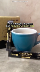 TIENS CORDY CAFE BLACK COFFE KOPI HITAM ORIGINAL SEGEL