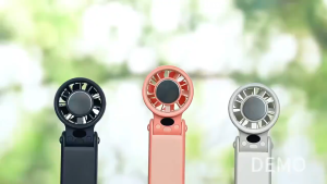 Original UME Rechargeable GF06 Turbo Fan with Digital LED Display and 199 Wind Speed Handheld Fan