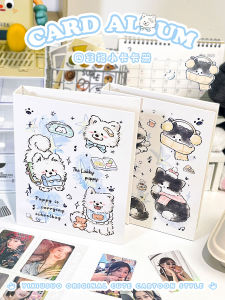 Learning Puppy Card Binder Aidou Album Mini Truck Loose-Leaf Four-Grid Card Holder Inner Page Album Storage Star Chasing Polaroid