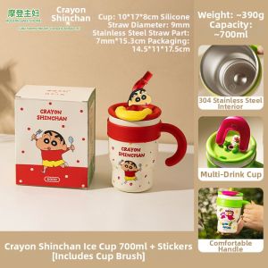 MODERN SWEETHOME | Practical Large Capacity Insulated Vacuum Flask With Straw