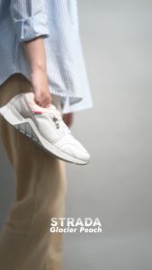 SNEAKYPAIR Strada Glacier Peach Sepatu Wanita Sneakers Sport Shoes