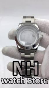 36mm 39mm Silver Watch Case Fits Explorer Watches Sapphire Glass Fits NH34 NH35 NH36 ETA2824 PT5000 Miyota Mingzhu DG Movement