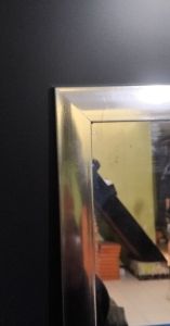 kaca cermin aesthetic warna perakgold minimalis size 60x20