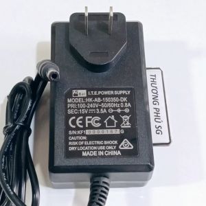 Nguồn Adapter DC 15V - 3.5A (Đầu cắm 5.5mm x 2.1mm
