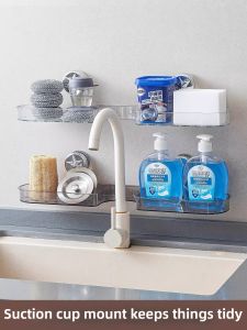 NIGESI | Suction Cup Mount No-Drill Organizer Bathroom Sink