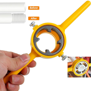 AIK ชุดทำเกลียวท่อPVC ชุดเครื่องมือประปา 6 ชิ้น/เซ็ต ที่สนด้ายท่อ Pipe Threader Set