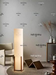 SANGEJIANGREN | Vintage Retro Chinese Style Bedroom Floor Lamp