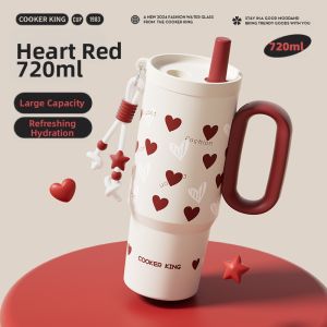 COOKER KING | Insulated Large Capacity Student & Lady Straw Cup