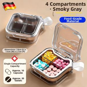 QIAOYANMEI | Weekly Pill Organizer Sealed Travel Pill Box