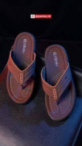 Sandal Pria Japit Joemen S 07 NEW 100% Brand Lokal Casual Sendal Karet Kulit Casual Trendy Anti Slip