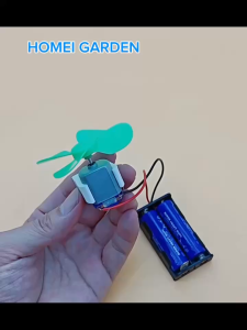 Bộ lắp ráp quạt mini dùng pin AA – làm máy hút bụi mini motor 130 đồ chơi giáo dục STEM STEAM HM0578