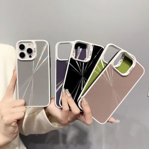 💯【เคสโทรศัพท์】 + Gratis Ongkir💯เคสโทรศัพท์มีลาย CD แสงรุ่งอรุณสองสีเหมาะสำหรับ iPhone 11 12 13 14 15 Pro Max 14 15 Plus ฝาครอบเคสมือถือไล่สีเลเซอร์ความคมชัด