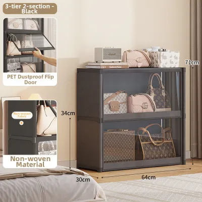 GENUO | Dustproof Bag Storage Display Shelf