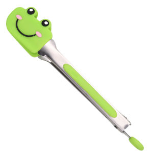 Silicone Food Clip with Lock Handy Kitchen Utensil Non-slip Smart Locking Clip Multi-Purpose Serving Tongs for BBQ Roasting