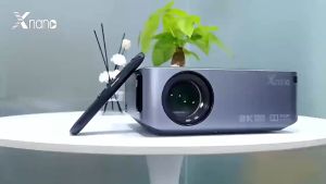 1080P Smart Projector with Wifi 8K Ultra HD Smart TV Cellphone Portable Projector 12000 Lumens Android Projector Home Theater