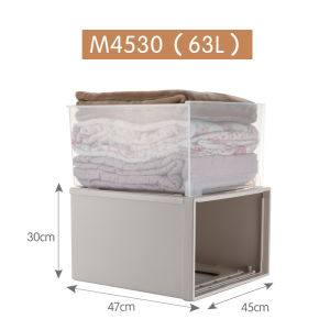 Transparent Plastic Drawer Storage Box For Clothes Underwear