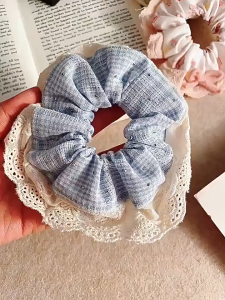 【ZEVER】แฟชั่นเกาหลีโบว์ผูกผมผู้หญิงน่ารักยืดหยุ่นสูงเชือกผมอุปกรณ์ผม