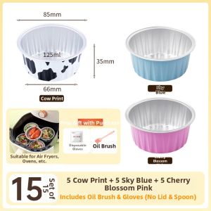 ABLPAK | Air Fryer Eggs Shrimp Dessert Small Cups