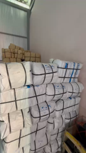 ถุงขยะสีแดงพิมพ์ 30"x40"-25 kg.