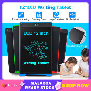 Graphics Tablet 12 Inch Drawing Tablet LCD Writing Tablet Erasable Drawing Blackboard Multi Painting Board Kids Adults Writing Pad