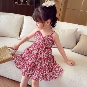 KH4-1869 Dress floral sweatheart cute little girl import