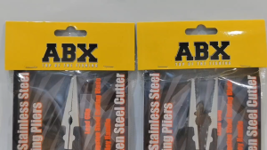 ABX FISHING SPLIT RING PLIER WITH PE LINE CUTTER 190MM