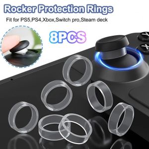 Tectinter | 8 PCS Ring Cover Elastic Protective Rocker Rubber Ring For PS5/ PS4/ Switch PRO Joystick Silicone for Rog Ally Game Console