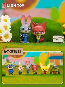 Li Oh Toy Disney Zootopia Rocking Doll Capsule Toy Backpack Key Rabbit Judy Nick Pendant