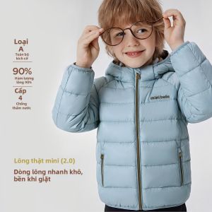 MINI BALA | áo khoác lông vũ trẻ em Áo Khoác Puffer Cho Trẻ Em Chống Thấm Nước