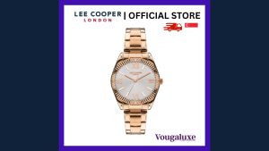 LEE COOPER OFFICIAL Women Metal Band Rose Gold Watch Water Resistant Affordable Branded Timepiece (2 Years Warranty) LC07459.430