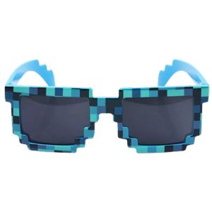 Kacamata Gaya Model Pixel Minecraft Forst Diamond Untuk Anak Long Keeper Anti Silau UV400