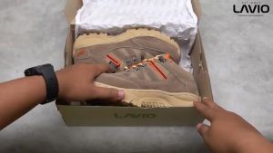 Lavio Bandung Footwear Sepatu safety pria safety kulit asli proyek keren buat gaya Sepatu safety ujung besi Lavio Geneva Low