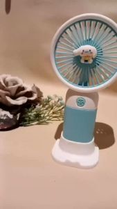 Mini Fan Portable Sanrio Kipas Angin Mini Sanrio Dengan USB dan Stand Holder