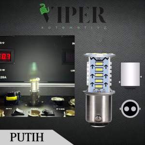 Lampu Rem Stop LED Running Kedip 30 Mata Bayonet Kaki 2 Universal Motor Mobil Lampu Rem Led 12 Volt Vario Beat Scoopy Supra x 125 fi Jupiter Mx Rx King Vixion CB Nmax Aerox Pcx Lexi Shogun Blade Revo Karisma Smash Fortuner Innova Avanza Calya Agya Terios