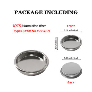 Coffee Filter Basket Compatible With 54mm Breville Sage Express Bambino Bambino Plus BES450 BES880 BES810BSS BES860XL BES870XL