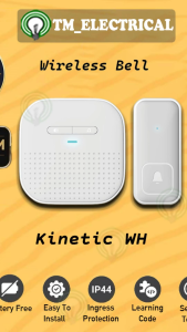 Doorbell Premium Ding-Dong Wired Mechanical striking Wired Doorbell / Kinetic Wireless Doorbell