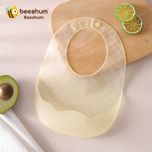 Beeshum | Waterproof Soft Silicone Baby Feeding Bib