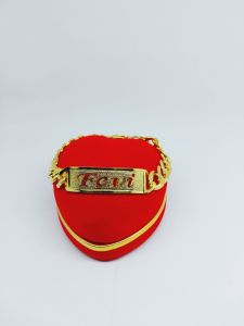 gelang rantai istimewa ukir nama original
