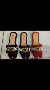 𝐌𝐚𝐬𝐡𝐢𝐞𝐅𝐨𝐨𝐭𝐰𝐞𝐚𝐫 S22 AsisCoZy Marikina-Made Women’s Rhinestone Buckle Flat Sandals – Soft Suede Slip-On Slides