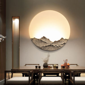 60CM Modern Design Retro Wall Lamps Moon Style Wall Sconce Indoor Living Room Bedroom Wall Lights
